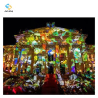 Projection d'éclairage immersif 3D pour la maison |   Projecteur laser interactif de 10 000 lumens pour affichage architectural et extérieur