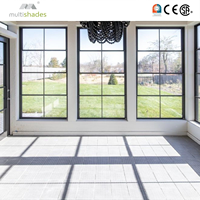 Fenêtres fixes modernes en aluminium certifiées NFRC, ultra-panoramiques, isolées thermiquement, insonorisées, personnalisables, du sol au plafond pour maison