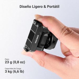 NEEWER Soporte Magnético <span class=keywords><strong>de</strong></span> Liberación Rápida Compatible Solo con <span class=keywords><strong>DJI</strong></span> <span class=keywords><strong>Osmo</strong></span> Action <span class=keywords><strong>6</strong></span>, Accesorios para Cámara <span class=keywords><strong>de</strong></span> Acción con Adaptador - Product Image 6