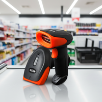 Escáner de Códigos de Barras CQH200BG 3 en 1, Inalámbrico Bluetooth 2.4G y con Cable, para Escanear Códigos 1D/2D en Papel y Pantalla, Compatible con Windows, Android e iOS