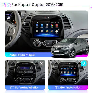 Autoradio Junsun Carplay Android Auto pour <span class=keywords><strong>Renault</strong></span> Kaptur Captur 2016 2017 2018 2019 Lecteur DVD de voiture Unité centrale multimédia - Product Image 2