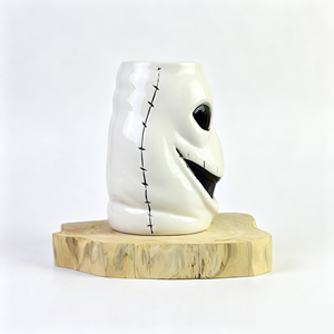 Pesadilla antes de Navidad Oogie Boogie Tiki Mug Spooky Cerámica de inspiración vintage para vino y cócteles tropicales Uso en fiestas - Product Image 5