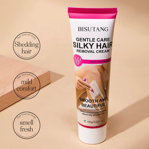 Crema de depilación corporal indolora de 100g al por mayor, productos de belleza para depilación de axilas, ingrediente químico - Product Image 3