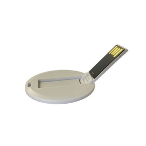 Memoria USB Redonda de Plástico, 1, 4, 8, 16 GB, <span class=keywords><strong>2</strong></span>.0, Impresión a Todo Color Gratis, Venta al Por Mayor, Regalo - Product Image 3