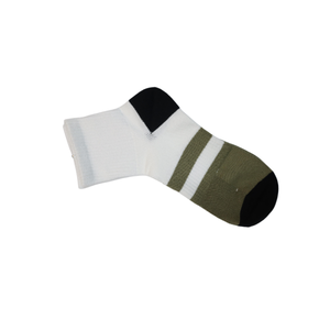 Đen trắng xanh rô hợp thời trang Phi Hành Đoàn vớ-Mùa hè mỏng dệt in kỹ thuật số với logo tùy chỉnh - Product Image 3