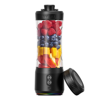 Nieuwe 600ml Draagbare Blender USB Oplaadbare Sapcentrifuge Beker 6 Bladen BPA Vrij Mini Smoothie Maker Persoonlijke Blender voor Reizen en Thuisgebruik