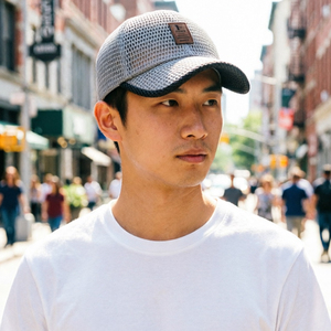 Wholesale Custom Patch Logo 6 Panel Summer Breathable Polyester Mesh Unisex Baseball Cap Sports Caps Sun <b>Hat</b> for Women Men - Product Image 4