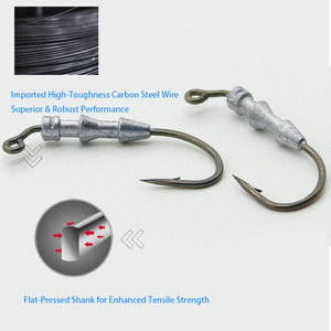 Amo <span class=keywords><strong>da</strong></span> <span class=keywords><strong>Pesca</strong></span> Finesse Trailer Hook Leggero per Rig Wacky e Ned Rig, per <span class=keywords><strong>Pesca</strong></span> al Bass con Esche Morbide in Plastica - Product Image 5