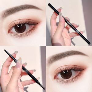Para <span class=keywords><strong>PHOERA</strong></span>, lápiz de cejas retráctil ultradelgado, Micro lápiz de cejas marrón suave para maquillaje de ojos - Product Image 6