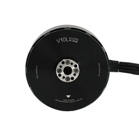 Motor Drone Brushless T-MOTOR V10L KV170 12S Tahan Air Berdaya Tinggi untuk UAV Angkut Berat Pesawat Sayap Tetap VTOL