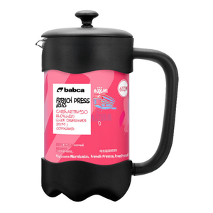 Cafetera Francesa de 600 ml, Vidrio de Borosilicato Negro, Apta para Lavavajillas - Product Image 3