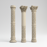 Molde de Inyección de Plástico ABS de Alta Precisión para Columna de Pilar Romano para el Hogar