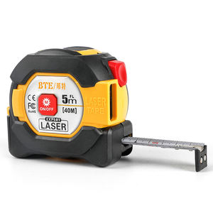 BTE 2 in 1 5m Blade 40m Laser Measuring Tape Layar Cair Besar Pengukur Jarak Laser Presisi Tinggi dengan Pengunci Otomatis - Product Image 5