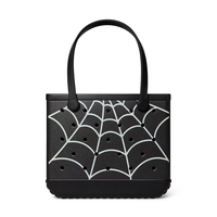 Sac de plage en EVA imprimé avec logo personnalisé, 1300g, motif citrouille d'Halloween, imperméable, lavable, portable, grande capacité, sac à main pour la piscine