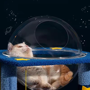 Árbol rascador para gatos de uso doméstico, columna alta, con <span class=keywords><strong>nido</strong></span> especial integrado, universal para las cuatro estaciones, cápsula espacial para gatos - Product Image 2