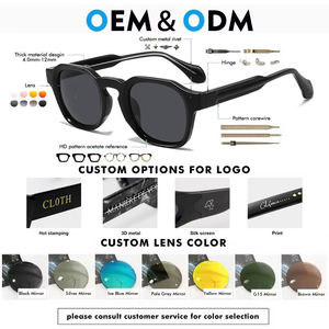 TR90高品質偏光アセテートサングラス2026メンズシェードレディース工場カスタムロゴUV400高級アセテートサングラス - Product Image 5