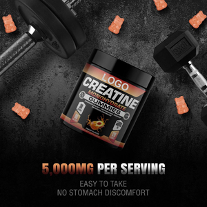 Vente en gros OEM Private Label Solilan Suppléments énergétiques pré-entraînement 5000mg Créatine Monohydrate Gummy Alpha GPC Vitamine Adultes - Product Image 5