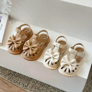 <span class=keywords><strong>Sandalias</strong></span> Flexibles de Suela Suave con Punta Cerrada y Decoración de Lazo para Niñas Pequeñas, <span class=keywords><strong>Primeros</strong></span> <span class=keywords><strong>Pasos</strong></span>, Uso Diario - Product Image 3