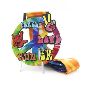 제조 업체 금속 새로운 rasied 로고 청동 아연 합금 금속 스포츠 동전 및 핀 메달 사용자 정의 메달 - Product Image 5