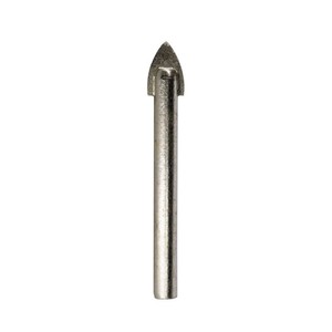 Flathead Triangular Carbide Drill <b>Bit</b> 3mm 4mm 5mm 6mm 8mm 10mm 12mm Round Shank For Ceramic Glass Drilling - Product Image 1
