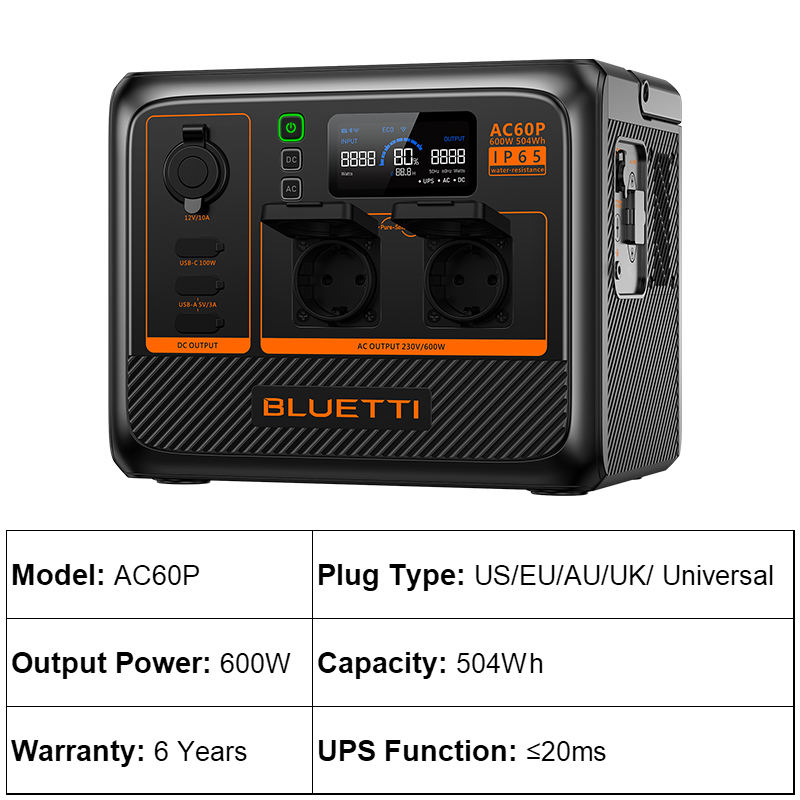 AC60P (504Wh/600W)