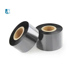 Black Wax Resin Ribbon Thermal Transfer Ribbon 110mm*300m For Label Printer