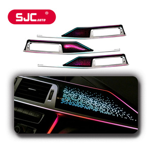 Lumière d'ambiance de voiture SJC pour <span class=keywords><strong>BMW</strong></span> Série 3 2013-2019, lumière d'ambiance 64 couleurs pour F30 F31 F34 F36, accessoires de décoration intérieure - Product Image 1