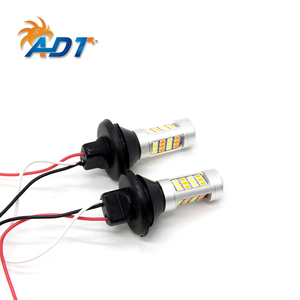 ไฟเลี้ยว LED สวิตช์แบ็คสำหรับรถยนต์ ADT สีขาว/เหลืองอำพัน BAY15D Ba15s Bau15s ไฟจอดรถ LED สองสี - Product Image 1