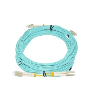 Cable de conexión de <span class=keywords><strong>fibra</strong></span> óptica Hilink LC/conector UPC <span class=keywords><strong>OM4</strong></span> <span class=keywords><strong>fibra</strong></span> dúplex multimodo 3,0mm LSZH 15M-20m - Product Image 1