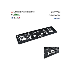 Soporte de placa de matrícula de <span class=keywords><strong>Anime</strong></span> japonés personalizado JDM Marco de placa de matrícula de coche de plástico y Metal - Product Image 6