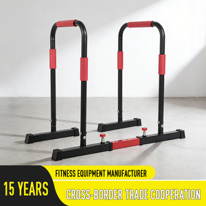 Supports de trempage en acier robuste Rising Fitness, station multifonctionnelle à hauteur réglable avec barres parallèles - Product Image 5