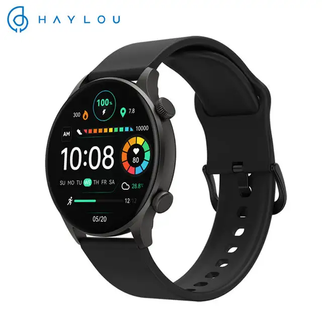 Orijinal HAYLOU güneş artı RT3 akıllı saat 1.43 "AMOLED LS16 akıllı saat es IP68 su geçirmez 105 spor modları çağrı Smartwatch