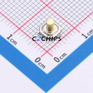 ZX-QC44-4.03TT Tactile Switch SMD-4P,5.2x5.2mm Switch Single Pole Single Throw Round Button Vertical Mount 4mm - Product Image 1