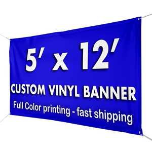 Bannière en vinyle PVC personnalisée pour événements en plein air, drapeaux et bannières promotionnels - Product Image 1