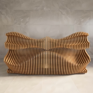 Mostrador <span class=keywords><strong>de</strong></span> Recepción <span class=keywords><strong>de</strong></span> Madera Personalizado para Boutique, Espacio <span class=keywords><strong>de</strong></span> <span class=keywords><strong>Trabajo</strong></span>, Vestíbulo, Resort, Spa, Área <span class=keywords><strong>de</strong></span> Recepción - Product Image 1