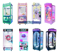 Machine de jeu d'arcade à pièces, machine à griffes pour enfants, petite machine à griffes pour poupées, machine à griffes méga mini en métal