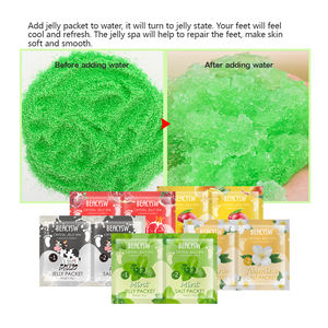 Natural Crystal <strong>Jelly</strong> Pedicur Foot Soak 50+50G Remove Foot Odor Spa <strong>Pedicure</strong> in Box - Product Image 6