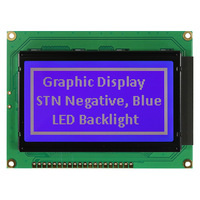 Module d'affichage STN WINSTAR WG12864A, écran LCD12864 graphique à matrice de points jaune avec interface parallèle et rétroéclairage LED