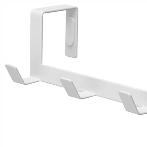 Porta della casa <span class=keywords><strong>ganci</strong></span> appendiabiti sopra la porta <span class=keywords><strong>ganci</strong></span> per appendere asciugamani cappotto chiave borsa con 5 <span class=keywords><strong>ganci</strong></span> - Product Image 2