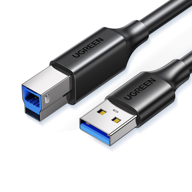 UGREEN USB 3.0 Printer Cable, USB a to B Cable Nickel Plated, USB B Cable High-Speed Printer Cord
