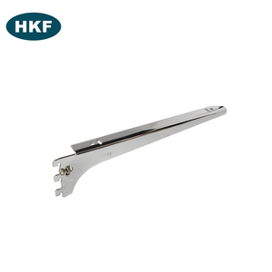 Braket gantung dinding berlubang logam krom pabrik untuk pegangan rak kaca braket dudukan kolom logam lurus buatan khusus - Product Image 4