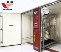 YFDF-192SL Grande Capacité Industrielle, Ventes Flash, Incubateur Éclosoir pour Œufs de Poulet, Cisaille, Canard, Oie, Caille pour Élevages Avicoles