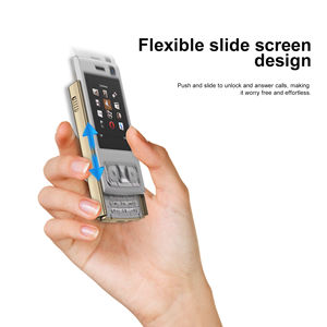 Téléphone portable mini N95 PRO à écran coulissant 2G GSM avec enregistrement d'appels, lampe torche, lecteur MP3/MP4, liste noire, radio FM et écran tactile - Product Image 6