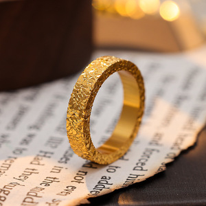 Joyería de moda S925 anillos de boda chapados en oro y plata anillo de hielo <span class=keywords><strong>roto</strong></span> Simple para mujer - Product Image 5