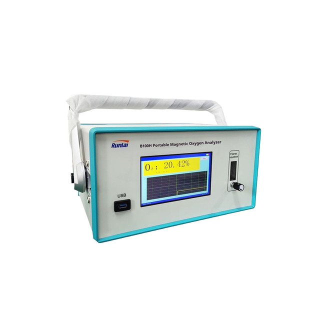 Runlai Reliable B100H Portable Magnetic Oxygen Analyzer Digital LCD Display Customizable Oxygen Detector