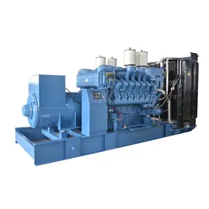 1000 kw mtu deutschland generator mit schalldichter vordach leiser 1000 kw generator mit mtu motor marke