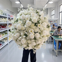 Offre Spéciale : Grand Arrangement Floral Artificiel Dusk Charm (50cm, 60cm, 70cm, 80cm) pour Centre de Table de Mariage