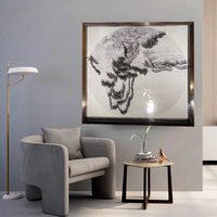 Nouvelle peinture murale abstraite sur toile, paysage en 3D, décoration intérieure