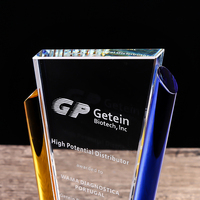 Plaque de récompense de voilier en cristal de trophée créatif personnalisé de qualité supérieure avec gravure Design de médaille unique