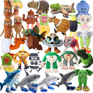 ตุ๊กตาการ์ตูนฉลามทุงทุงซั่วหู อนิเมะอเมริกัน แอนิเมชั่น ชานไห่จิง ของเล่นตุ๊กตาผ้ากำมะหยี่ ยัดไส้ใยฝ้าย PP ขนาด 0-10 ซม. - Product Image 1